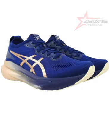 Asics Gel Kayano 31 Platinum 'Blue Expanse Champagne' Running Shoes.