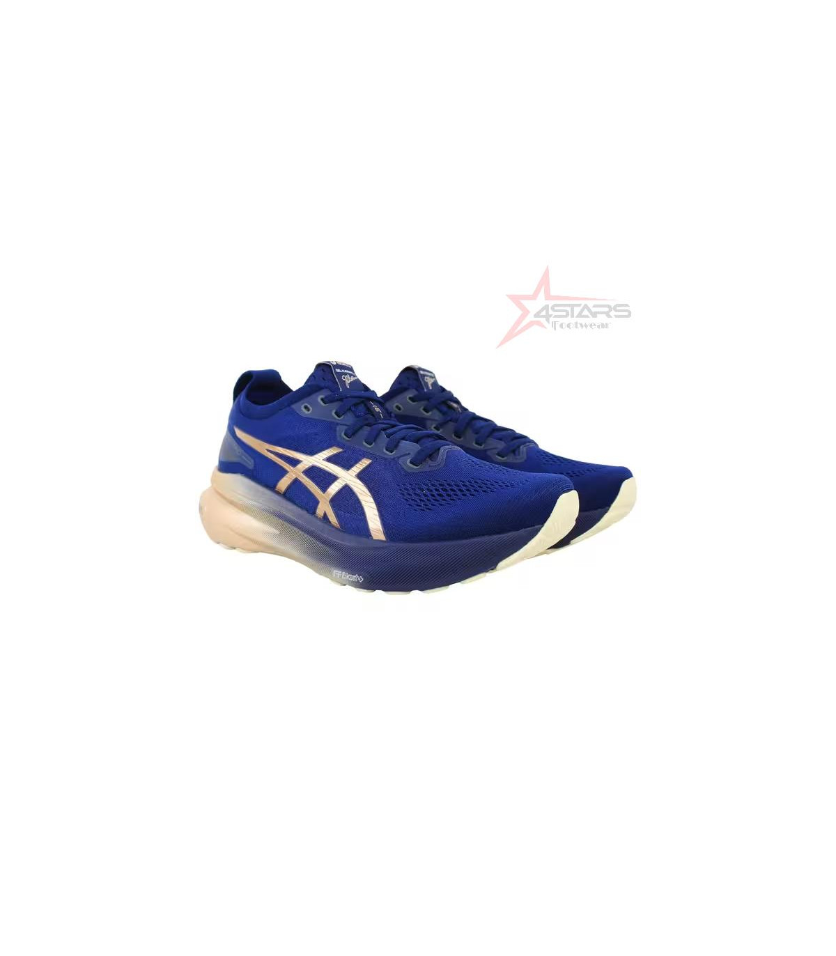 Asics Gel Kayano 31 Platinum 'Blue Expanse Champagne' Running Shoes.