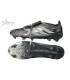Adidas Predator 26 Elite Fold-Over Tongue FG Firm Ground Soccer Cleats - Black/Steel Grey/White