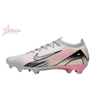 Nike Air Zoom Mercurial Vapor 16 Elite FG Firm Ground Soccer Cleats - Pink/Silver/Black