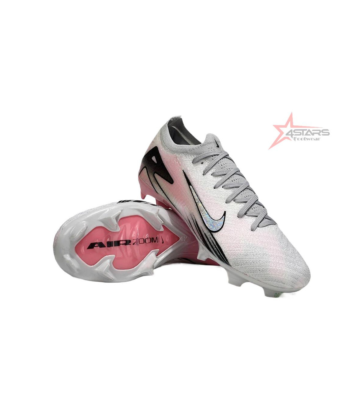 Nike Air Zoom Mercurial Vapor 16 Elite FG Firm Ground Soccer Cleats - Pink/Silver/Black