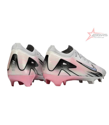 Nike Air Zoom Mercurial Vapor 16 Elite FG Firm Ground Soccer Cleats - Pink/Silver/Black