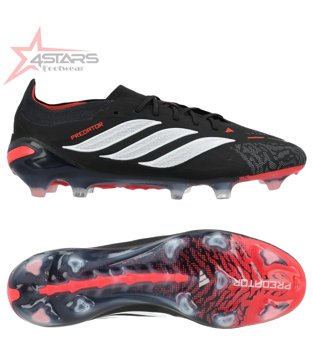 Adidas Predator Elite FG Immortal DNA - Core Black/White/Lucid Red