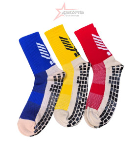 Anti Slip Football, Basketball, Running, Fitness, Sports Grip Socks - Multicolor