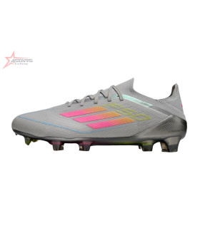 Adidas F50 Elite FG Firm Ground Soccer Cleats - Grey/Pink/Yellow