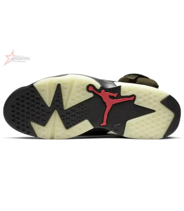 Travis Scott x Air Jordan 6 Olive Green