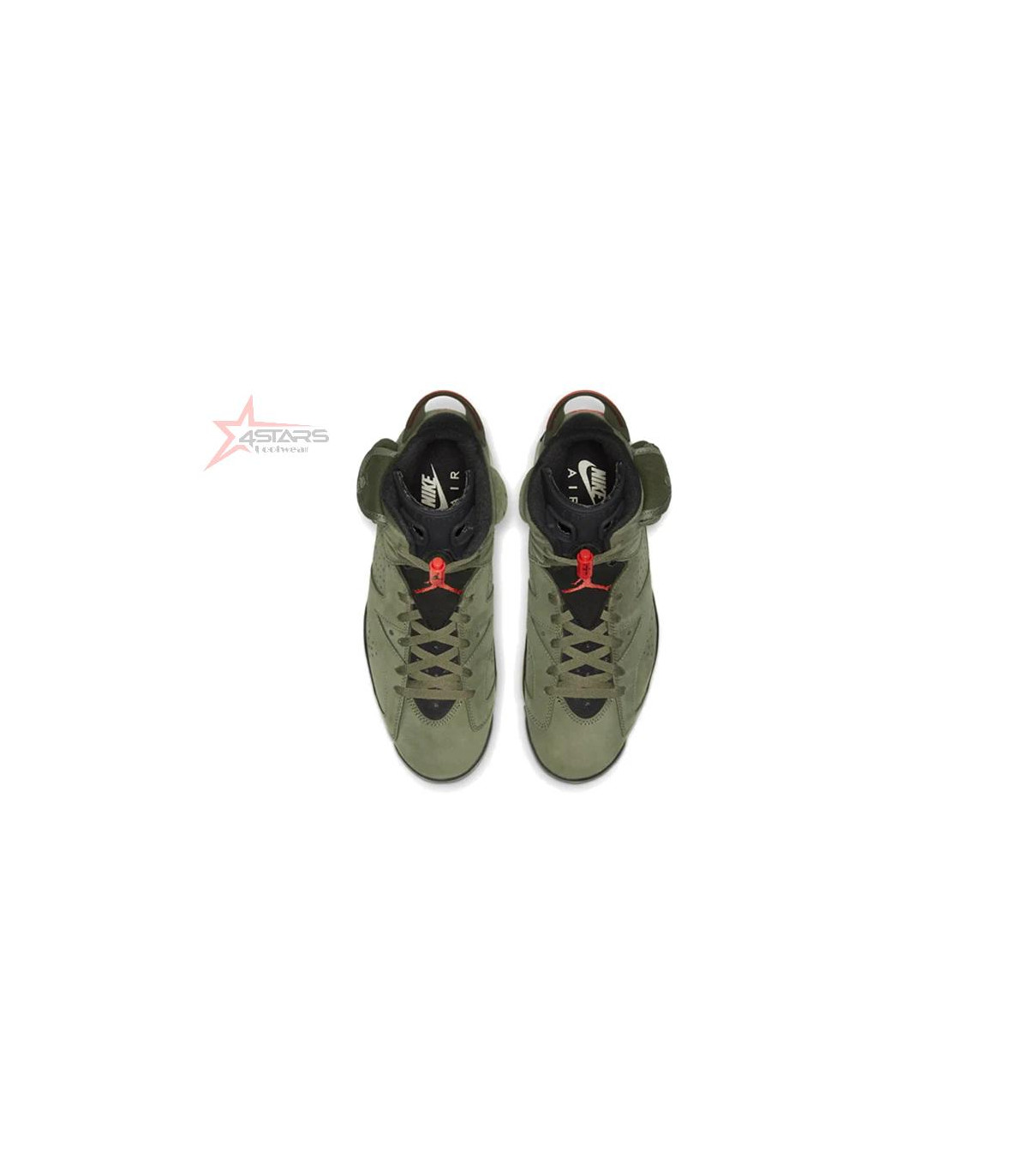 Travis Scott x Air Jordan 6 Olive Green