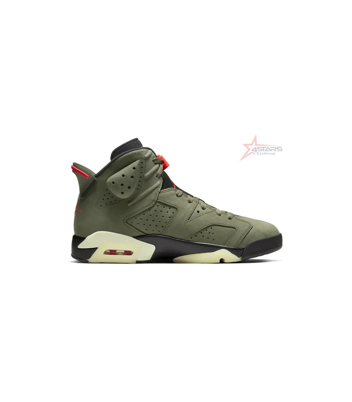 Travis Scott x Air Jordan 6 Olive Green