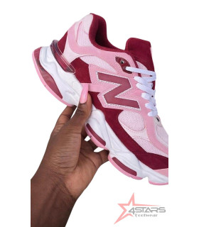 New Balance 9060 Pink Granite Washed Burgundy