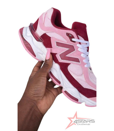 New Balance 9060 Pink Granite Washed Burgundy