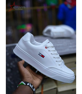 Tommy Hilfiger Men's Low Top Casual Shoes - White