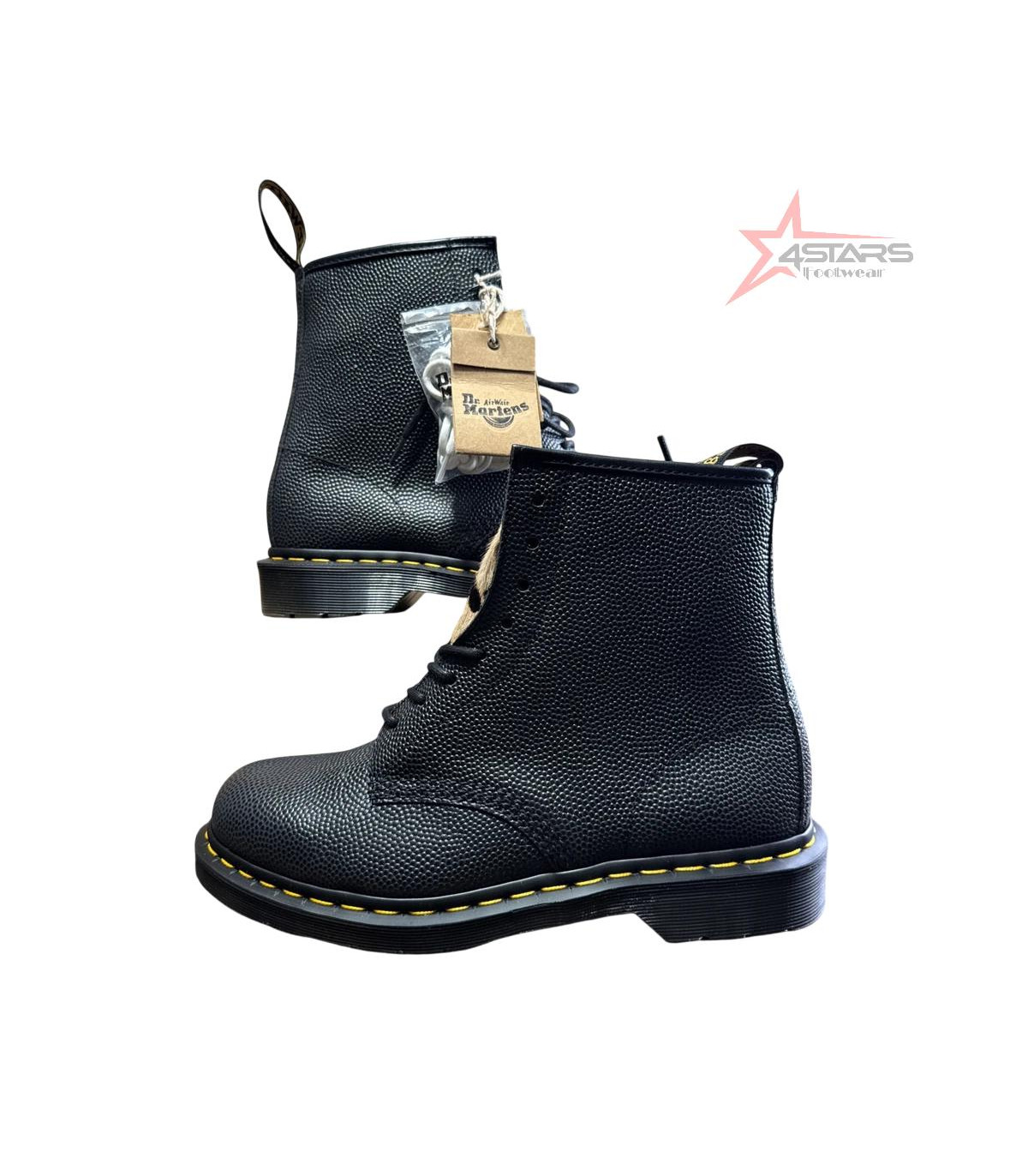 Dr. Martens STUSSY Boots Black Leopard Boots