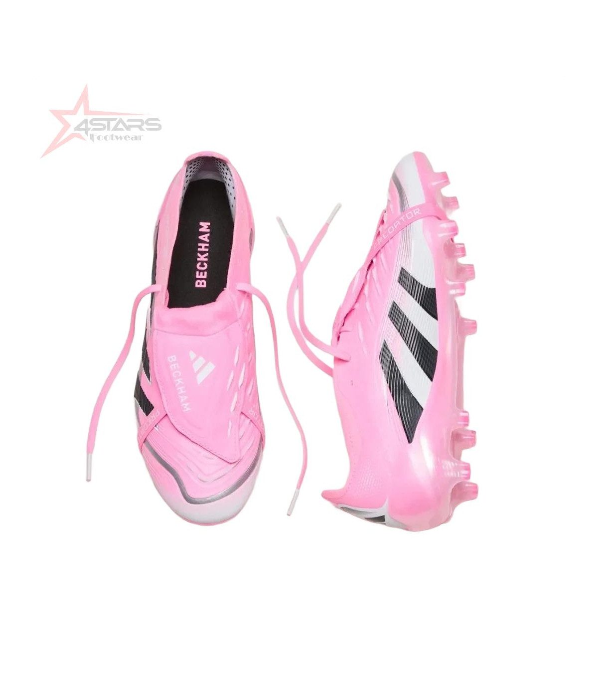 Adidas Predator Elite Fold-Over Tongue Beckham FG Football Boots - Beam Pink/Core Black/Cloud White