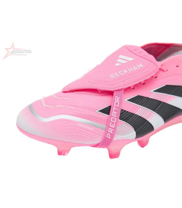 Adidas Predator Elite Fold-Over Tongue Beckham FG Football Boots - Beam Pink/Core Black/Cloud White