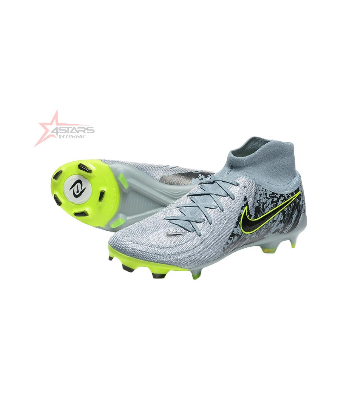 Nike Phantom Luna Elite FG Firm Ground Soccer Cleats - Grey/Green/Black