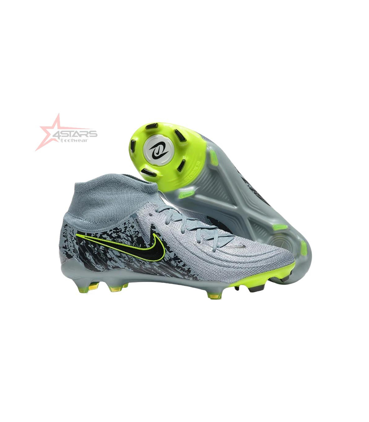 Nike Phantom Luna Elite FG Firm Ground Soccer Cleats - Grey/Green/Black