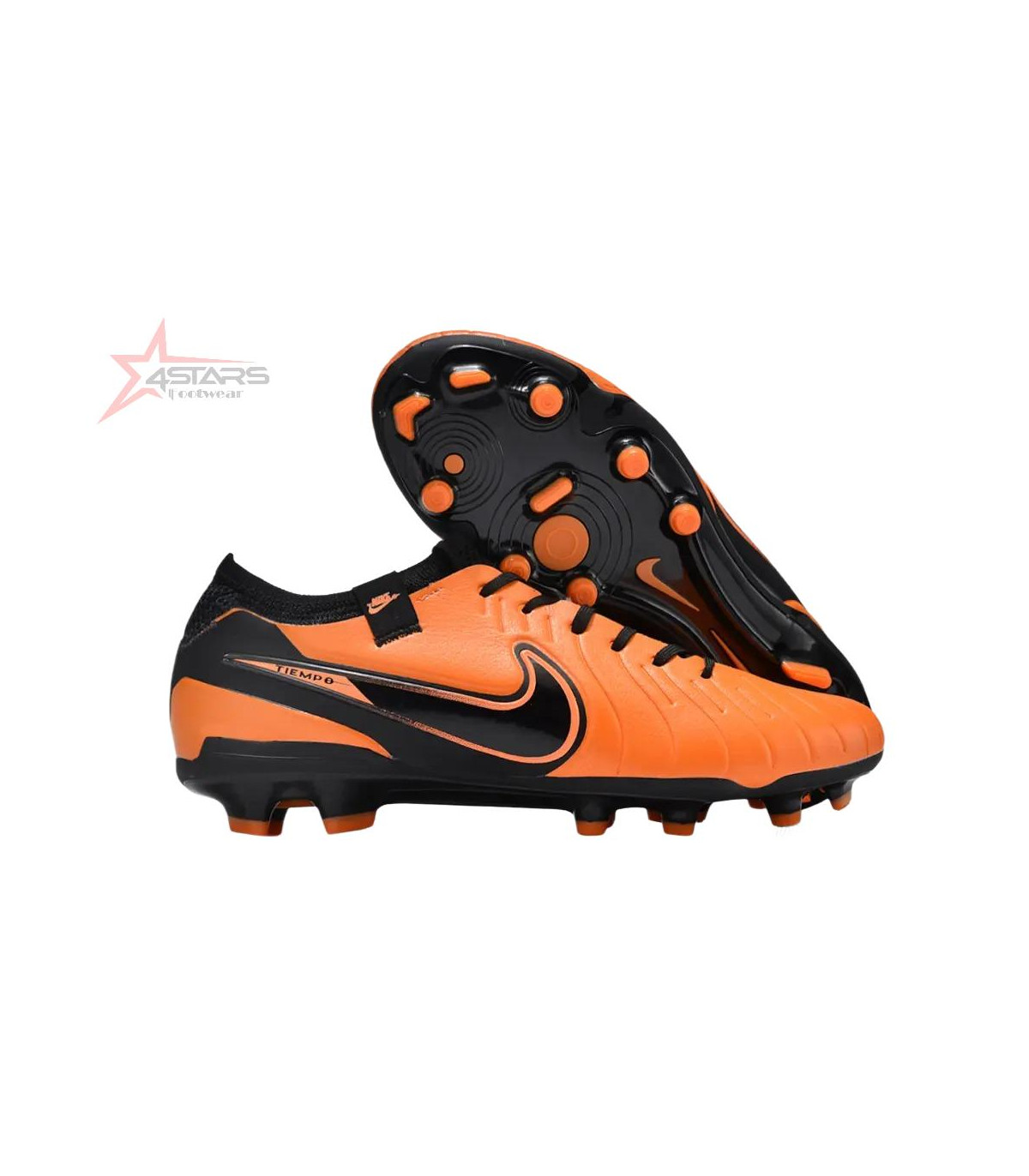 Nike Tiempo Legend 10 Elite FG Firm Ground Soccer Cleats - Orange/Black