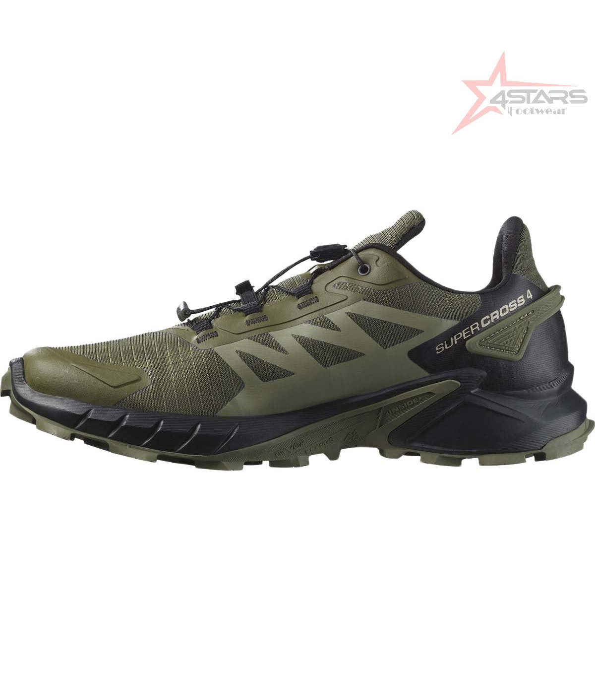 Salomon Supercross 4 GORE-TEX Trail Running Shoes - Olive Green