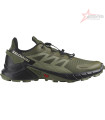 Salomon Supercross 4 GORE-TEX Trail Running Shoes - Olive Green