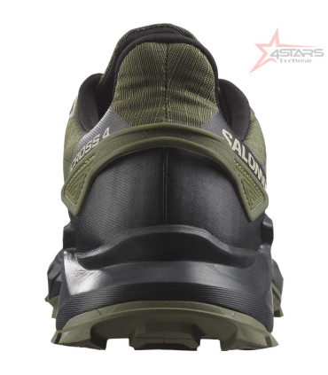 Salomon Supercross 4 GORE-TEX Trail Running Shoes - Olive Green