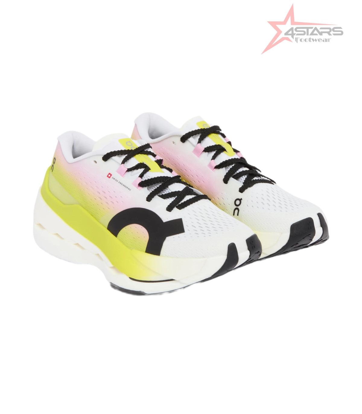 ON Cloudboom Max Sneakers - White and Yellow