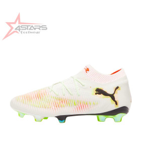 PUMA Future 8 Ultimate FG Launch Edition - White/Black/Lime Squeeze/Green Glare