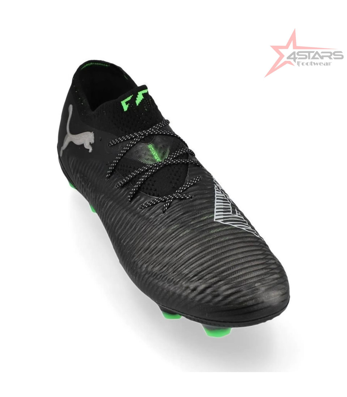 PUMA Future 8 Ultimate Low FG Eclipse - Black/Cool Light Gray/Fluo Green