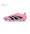 Adidas Predator 25 Elite Laceless Light Pink Firm Ground FG Football Boot