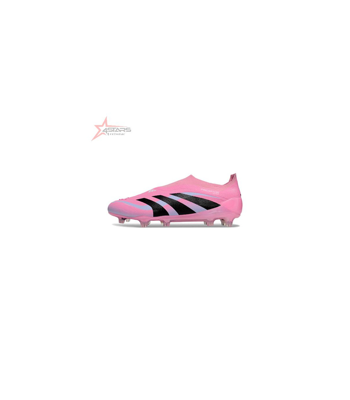 Adidas Predator 25 Elite Laceless Light Pink Firm Ground FG Football Boot