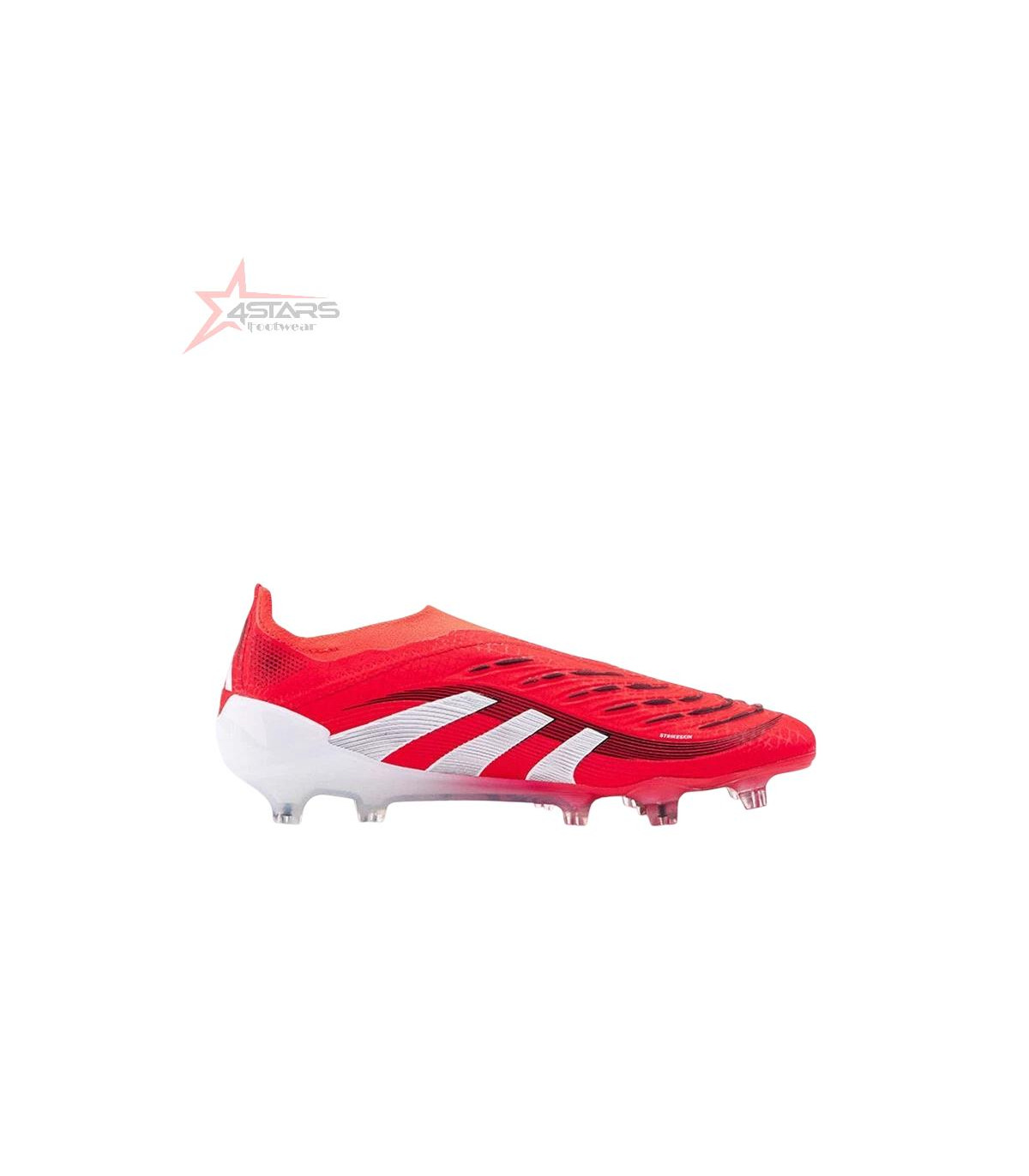 Adidas Predator Elite Laceless Firm Ground Football Boots – Red/White/Black