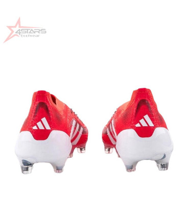 Adidas Predator Elite Laceless Firm Ground Football Boots – Red/White/Black