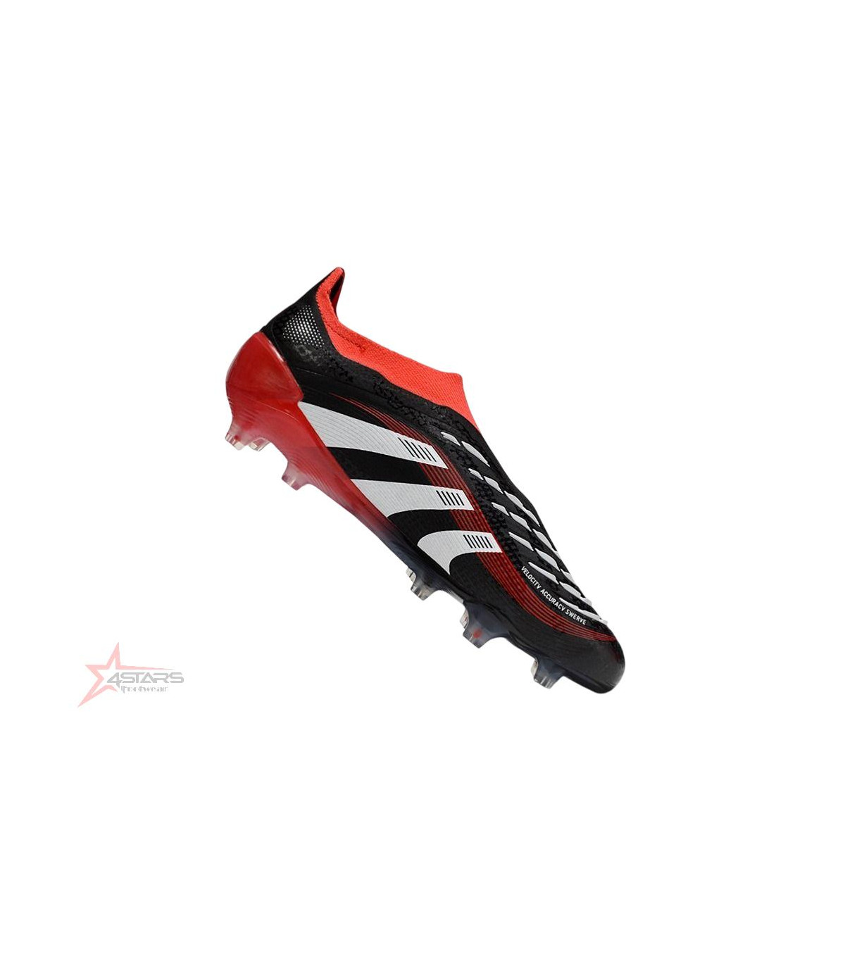Adidas Predator Elite Laceless x Moments FG - Black White Vivid Red
