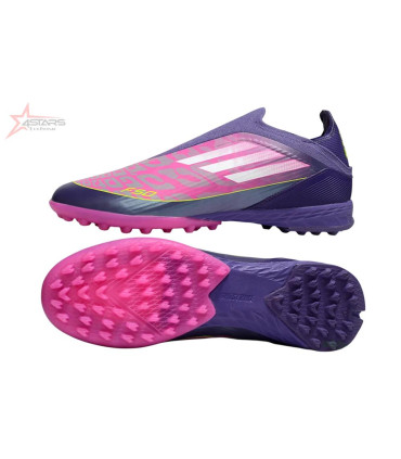 Adidas x Lamine Yamal F50 Laceless Turf 'Purple'