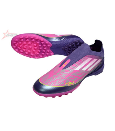 Adidas x Lamine Yamal F50 Laceless Turf 'Purple'