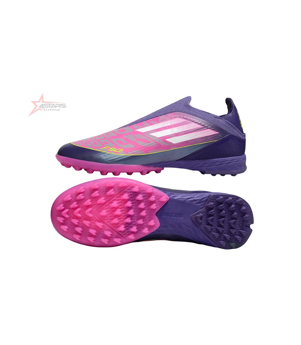Adidas x Lamine Yamal F50 Laceless Turf 'Purple'