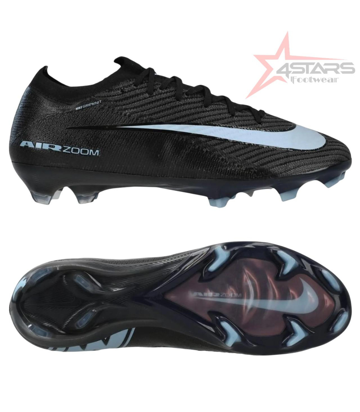 Nike Air Zoom Mercurial Vapor 16 Elite FG Shadow - Black/Ice Blue