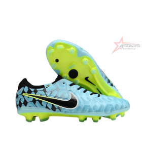 Nike Tiempo Legend 10 Elite FG Firm Ground Soccer Cleats - Jade/Black/Yellow
