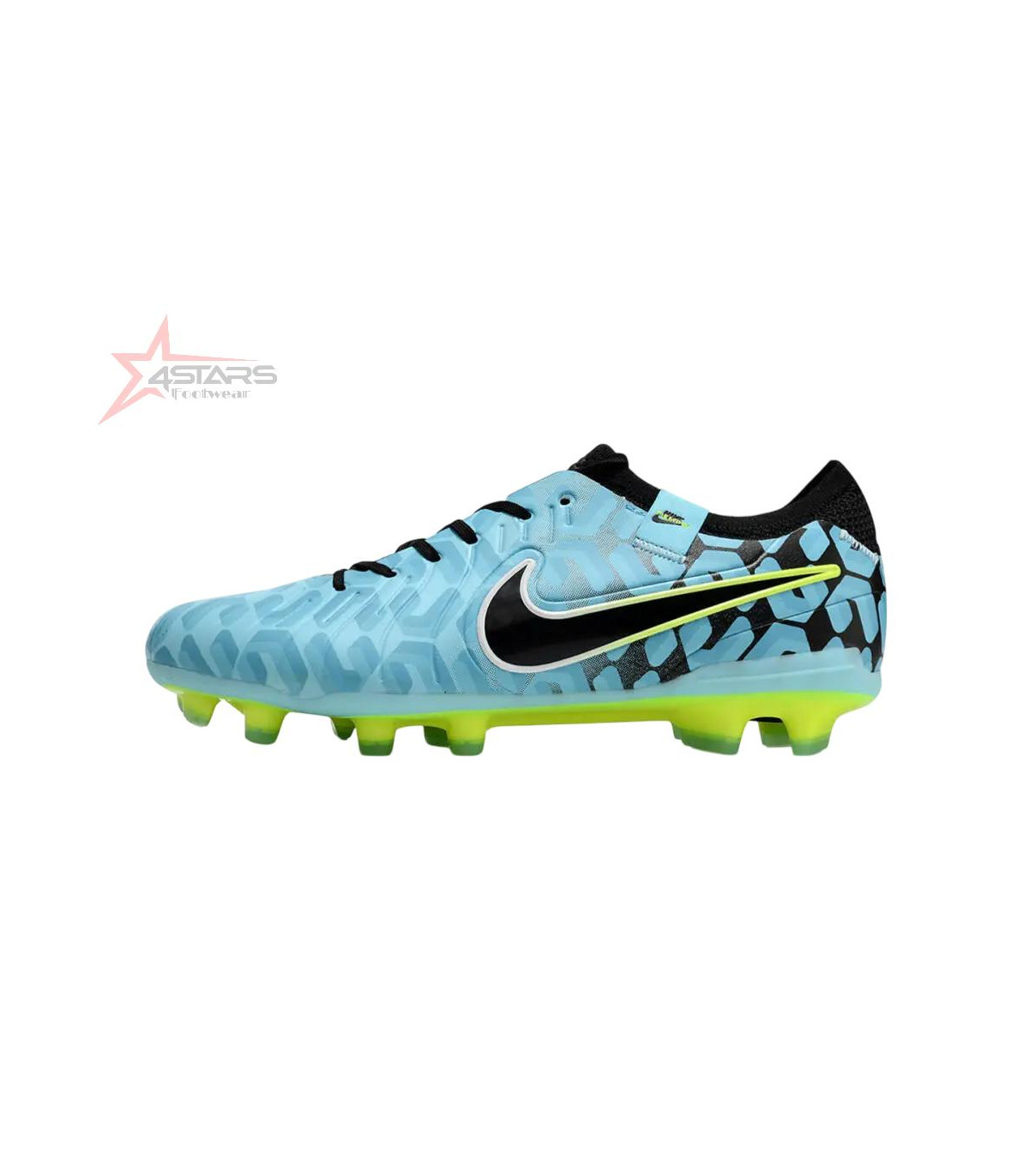 Nike Tiempo Legend 10 Elite FG Firm Ground Soccer Cleats - Jade/Black/Yellow