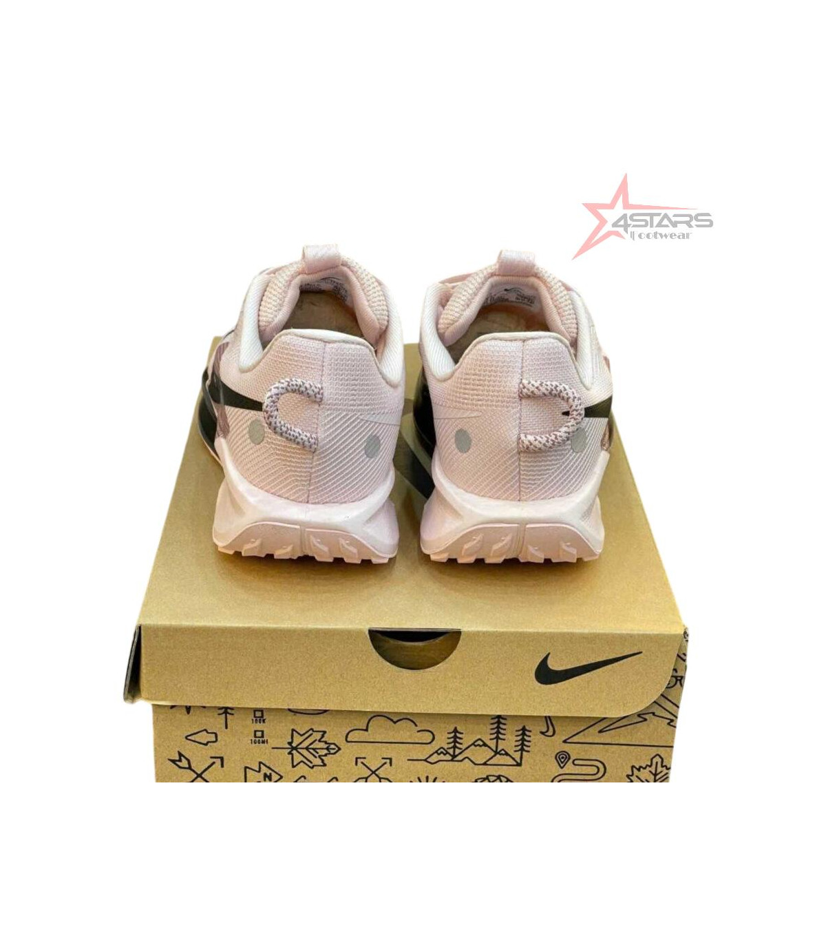 Nike Womens ReactX Pegasus Trail 5 "Pink/Black"