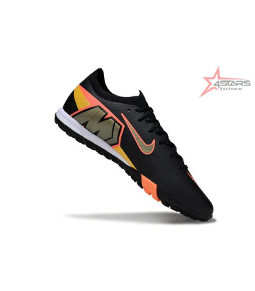 Nike Air Zoom Mercurial Vapor 16 TF Turf Football Shoes - Black/Orange