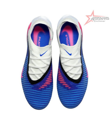 Nike Phantom 6 Low Elite FG Football Boots - Racer Blue/Pink Blast