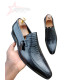 SM Slip On Official Leather Shoes - Black
