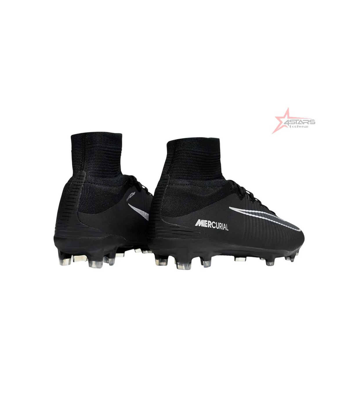 Nike Zoom Mercurial Superfly 5 Elite FG Firm Ground Soccer Cleats - Black/White