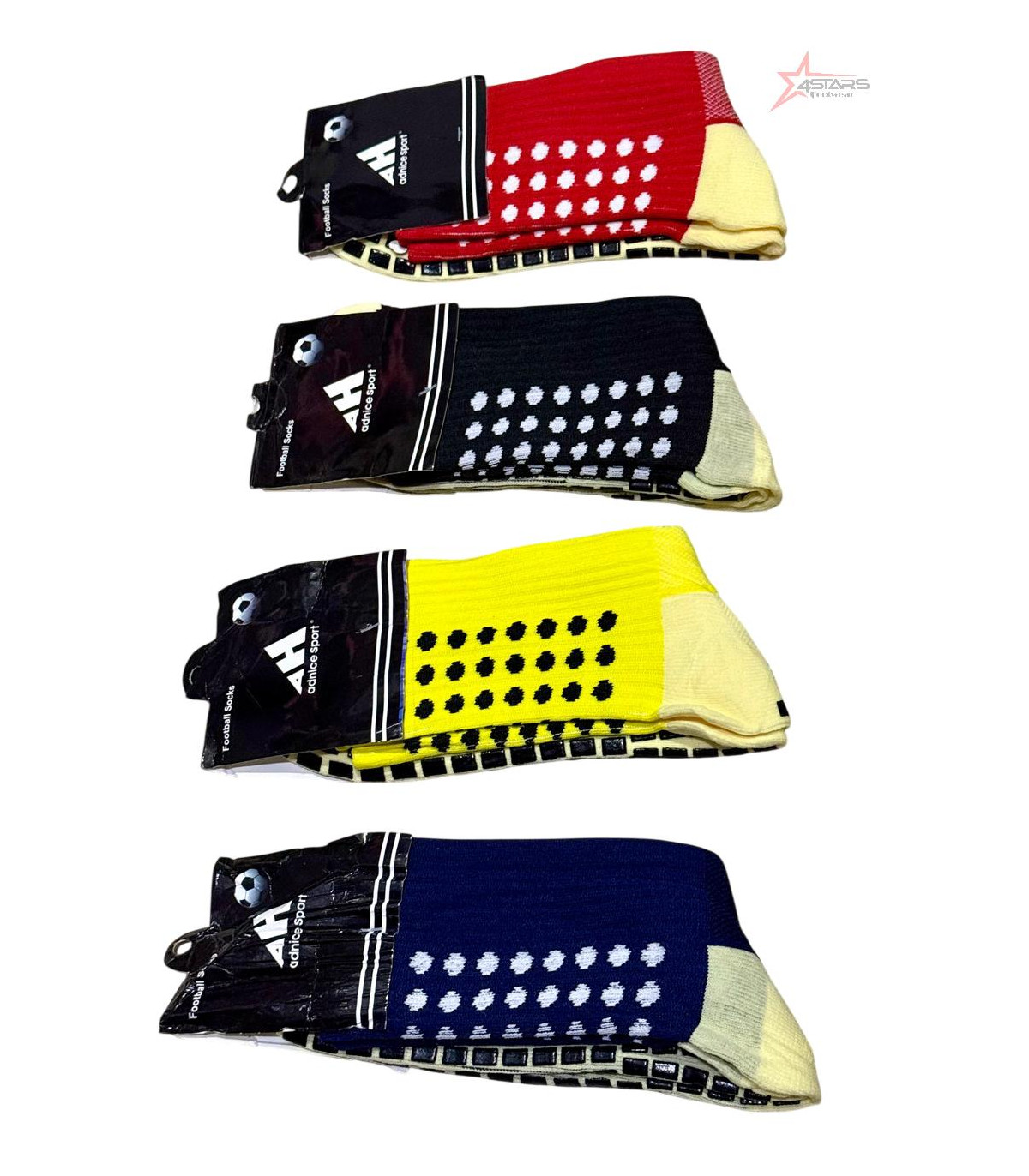Anti Slip Football Basketball Running Fitness Sports Grip Socks - Dotted