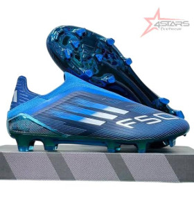 Adidas F50 Elite Laceless FG Firm Ground Soccer Cleats - Blue
