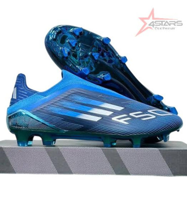 Adidas F50 Elite Laceless FG Firm Ground Soccer Cleats - Blue