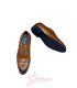 Billionaire Oxford Laced Genuine Leather Formal Shoes - Brown