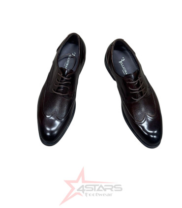 Billionaire Genuine Leather Laced Formal Shoes