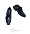 Clarks Genuine Leather Double Monk Formal Shoes - Black