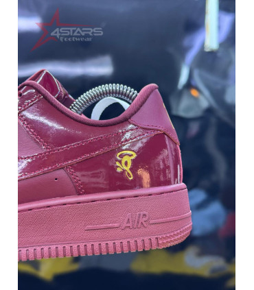 Syna Central Cee x Nike Airforce 1 “Dark Beetroot”